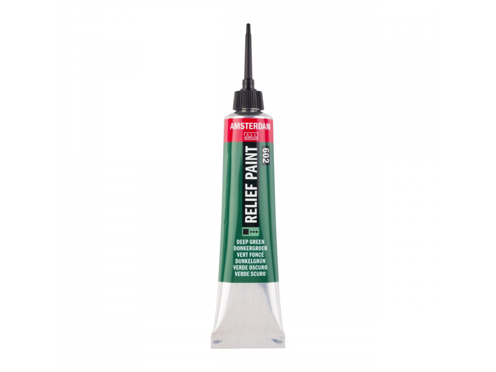 Relief glass paint tube - Amsterdam - Deep Green 2, 20 ml
