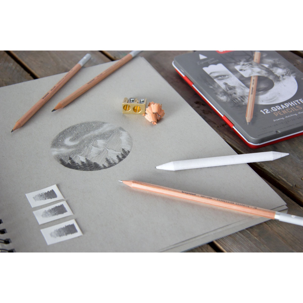 Set of Design Graphite pencils - Bruynzeel - 12 pcs