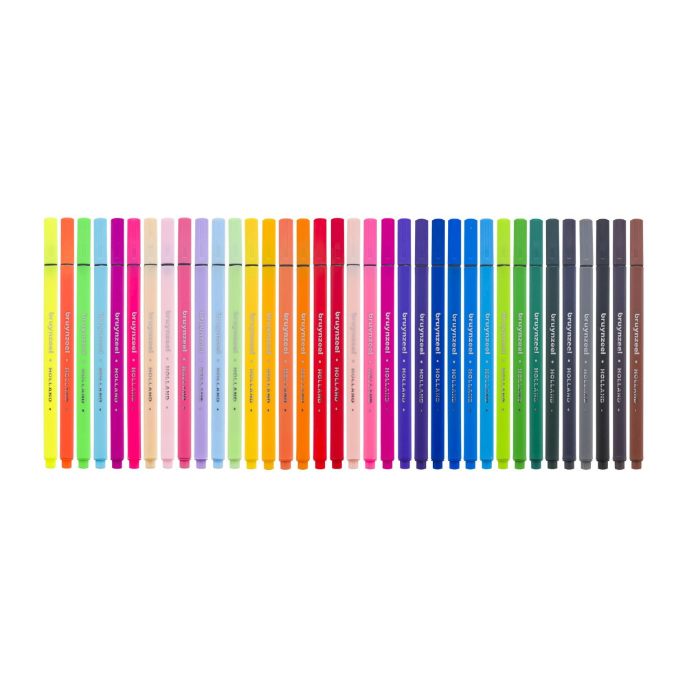 Zestaw cienkopisów Collector's Box - Bruynzeel - 36 kolorów