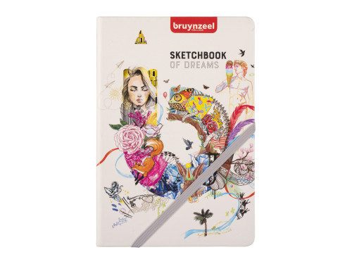 Sketchbook of Dreams 14,8 x 21 cm - Bruynzeel - plain, 140 g, 80 sheets