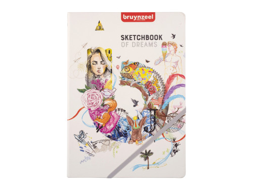 Szkicownik Sketchbook of Dreams 21 x 29,7 cm - Bruynzeel - gładki, 140 g, 80 ark.