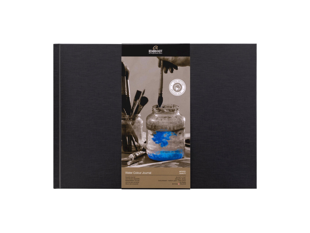 Watercolor journal, A4 - Rembrandt - plain, 200 g, 30 sheets