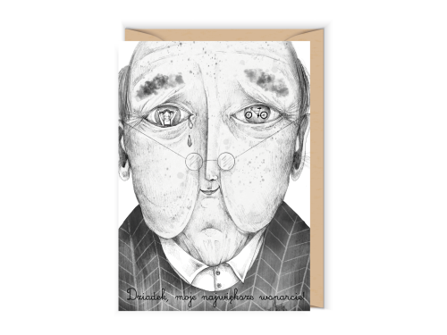 Greeting card - Cudowianki - Dziadkowe wsparcie, 12 x 17 cm