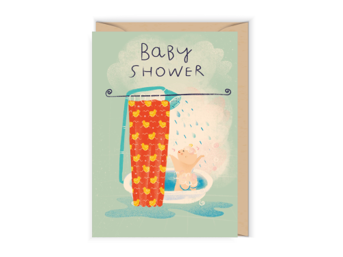 Greeting card - Cudowianki - Baby Shower, 12 x 17 cm