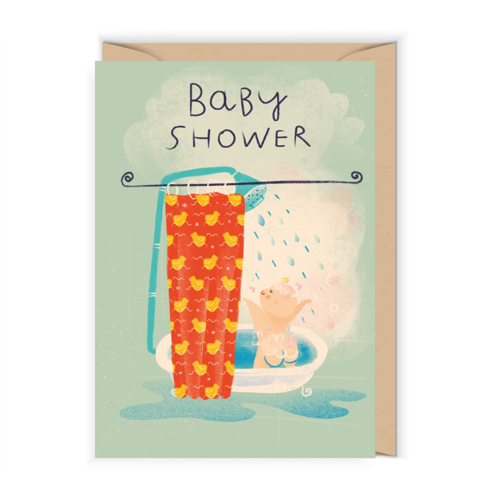 Greeting card - Cudowianki - Baby Shower, 12 x 17 cm