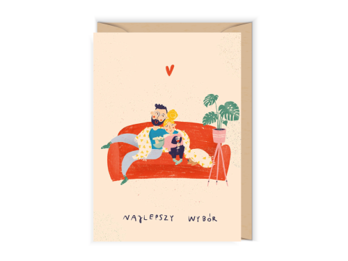 Greeting card - Cudowianki - Najlepszy wybór, 12 x 17 cm