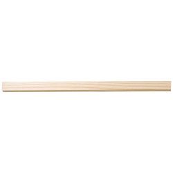 Macrame wooden stick - Rico Design - rectangular, 10 mm x 50 cm, 4 pcs