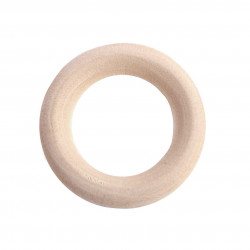 Macrame wooden rings - Rico Design - 3,5 cm, 6 pcs