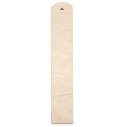 Wooden bookmark with hole 4...