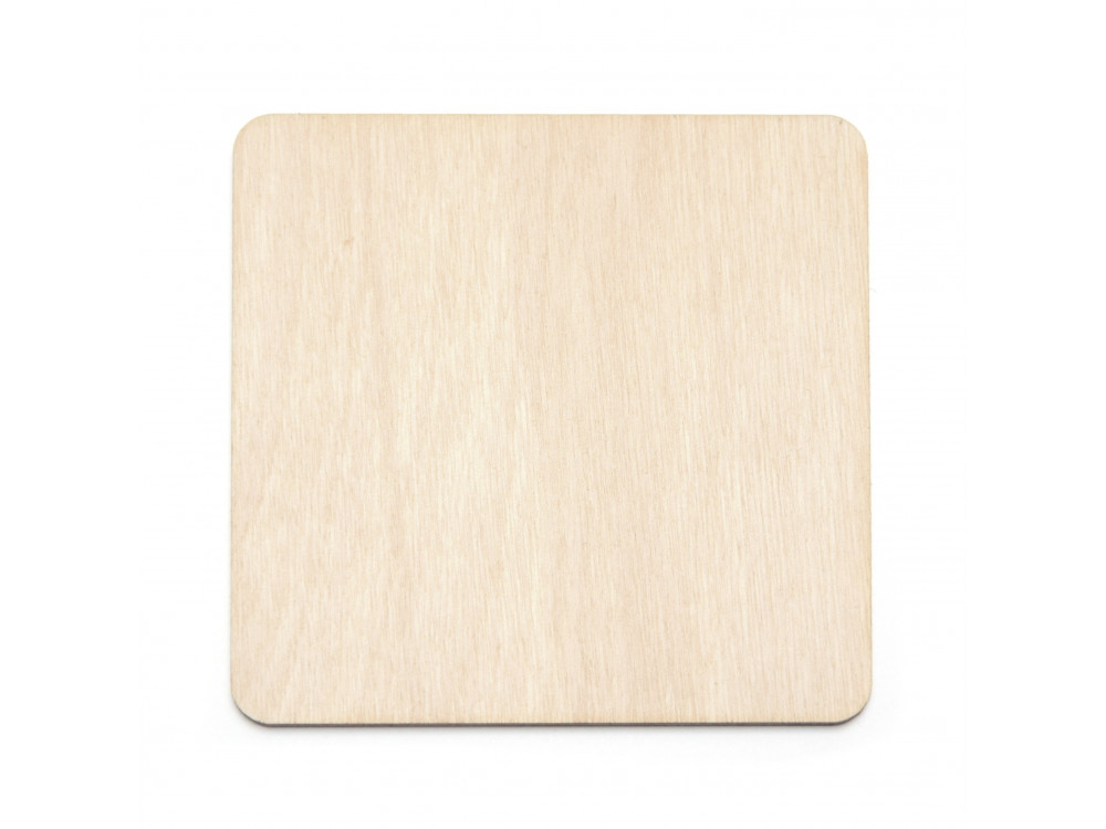 Wooden squared pad - Simply Crafting - 9,2 cm