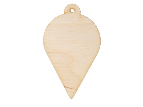 Wooden icicle pendant - Simply Crafting - 9 cm