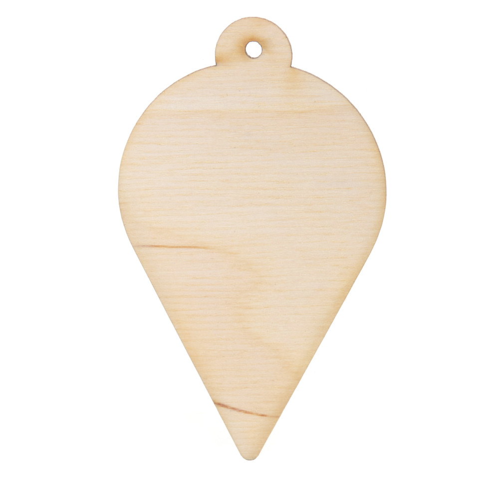 Wooden icicle pendant - Simply Crafting - 9 cm