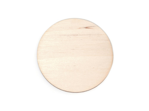 Wooden pad - Simply Crafting - dia. 8 cm