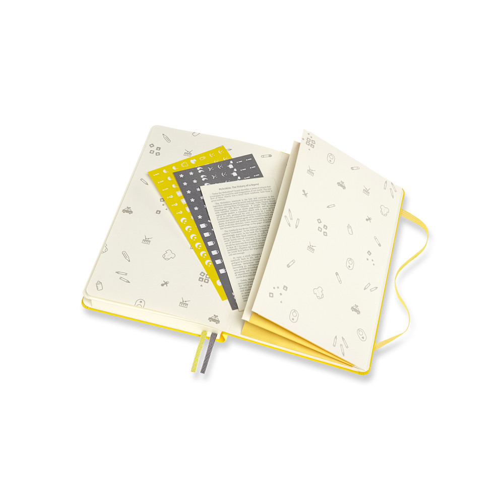 Notatnik Passion Journal Baby - Moleskine - żółty, twardy, L