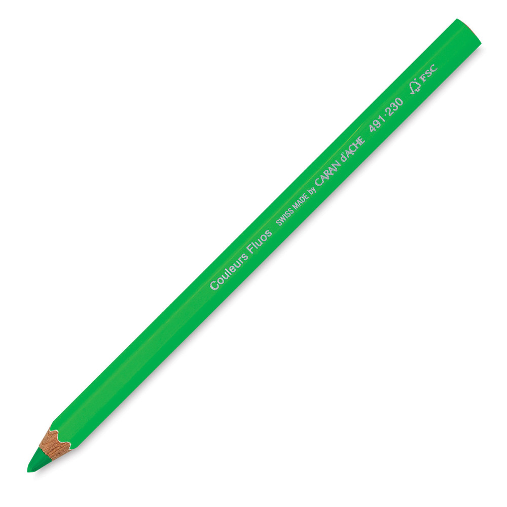 Maxi Fluo pencil - Caran d'Ache - green