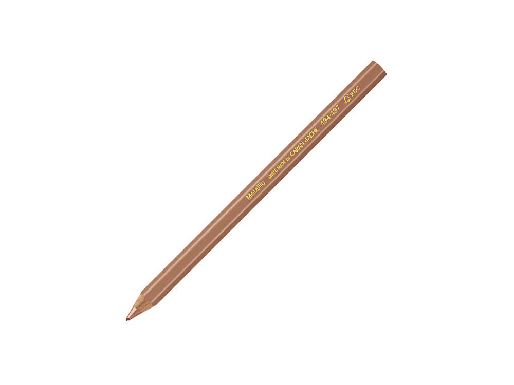 Maxi Metallic pencil - Caran d'Ache - rose gold