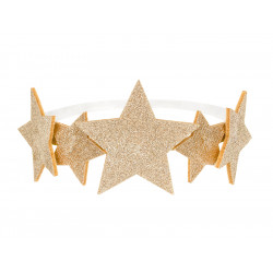 Headband with stars - gold,...