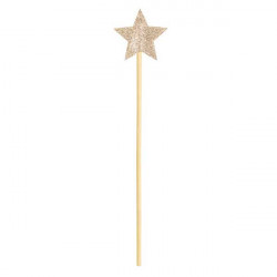 Wand with a star - gold,...