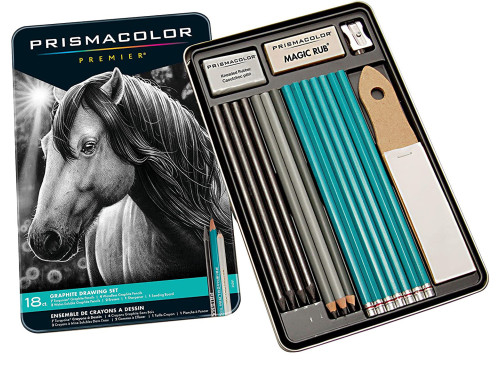 Graphite Drawing set - Prismacolor - 18 pcs
