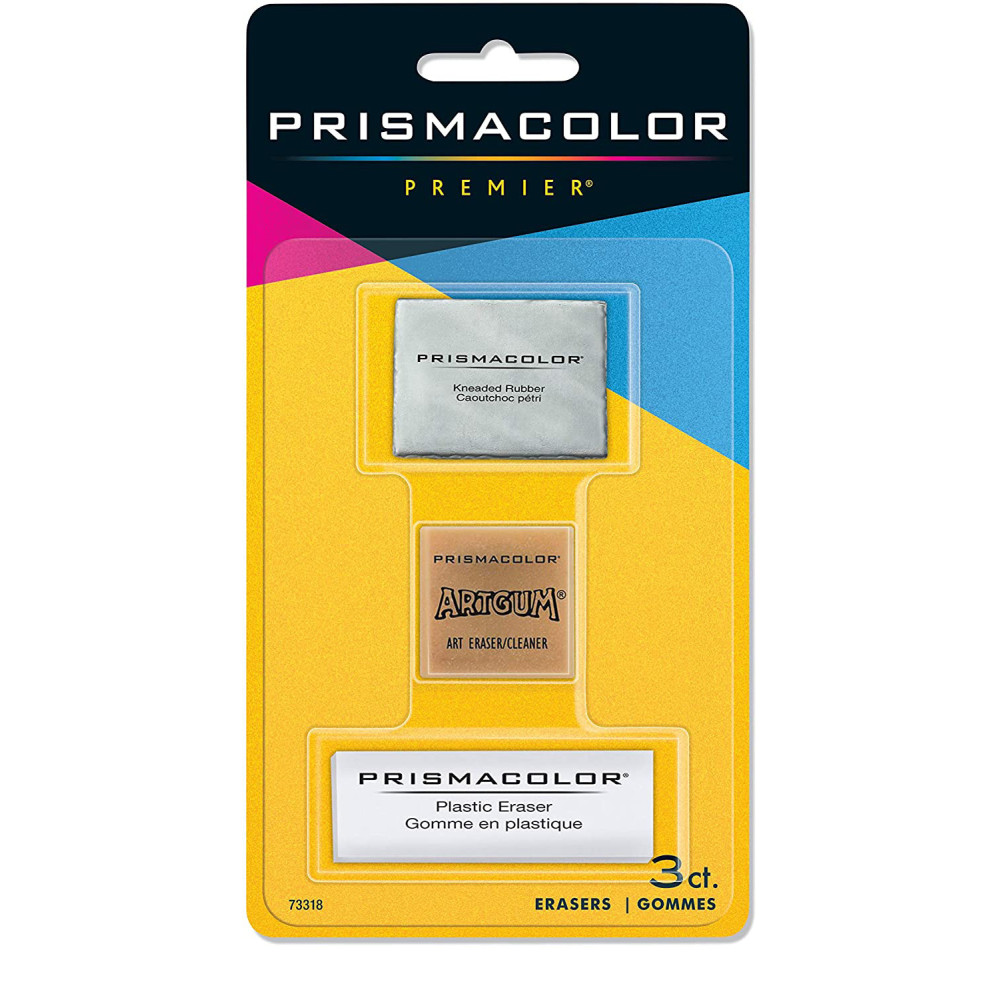 Zestaw gumek Design Art Erase - Prismacolor - 3 szt.