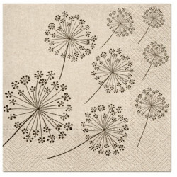 Decorative napkins - Paw - Dandelions, 20 pcs.