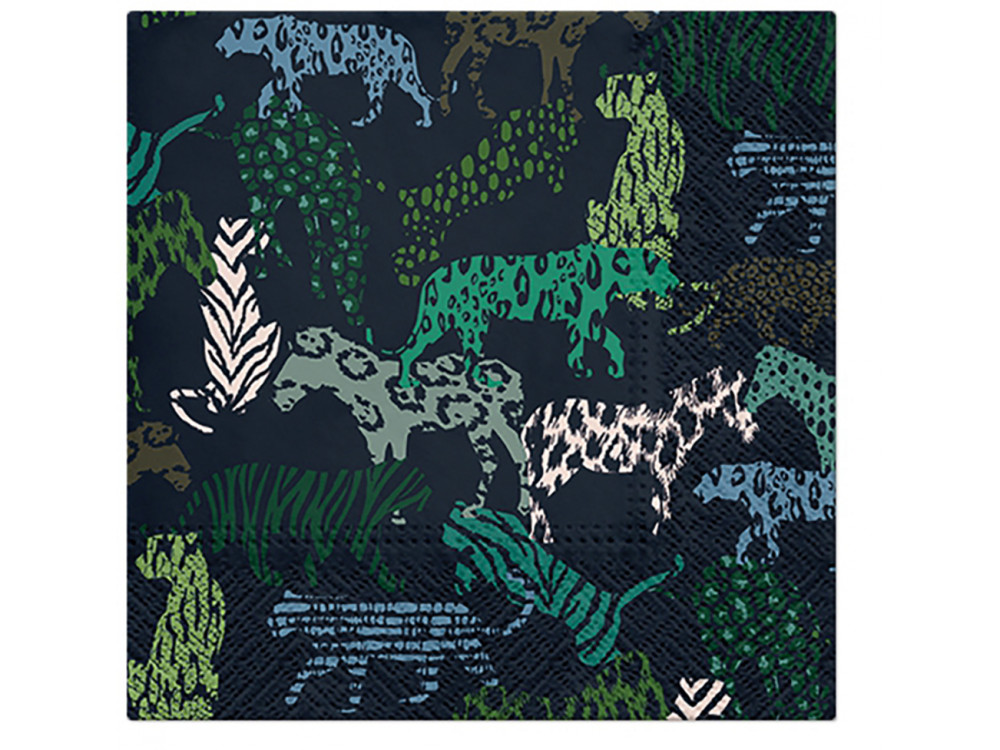 Decorative napkins - Paw - Jungle Prints, 20 pcs