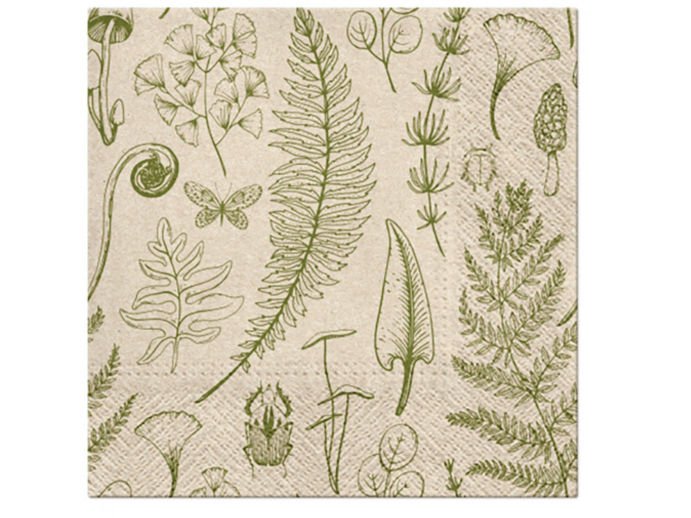 Decorative napkins We Care - Paw - Forest Nature, 20 pcs.
