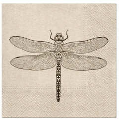 Serwetki ozdobne We Care - Paw - Dragonfly, 20 szt.