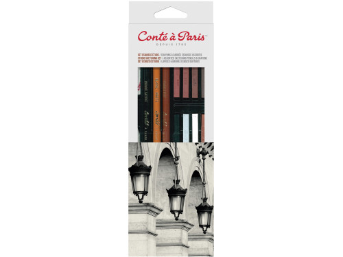 Studio Sketching set - Conté à Paris - 18 pcs