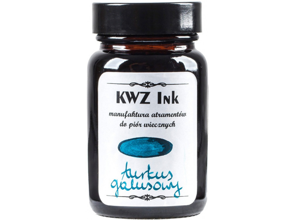 Calligraphy Ink - KWZ Ink - gallic turquoise, 60 ml