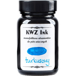 Atrament do piór wiecznych - KWZ Ink - turkusowy, 60 ml