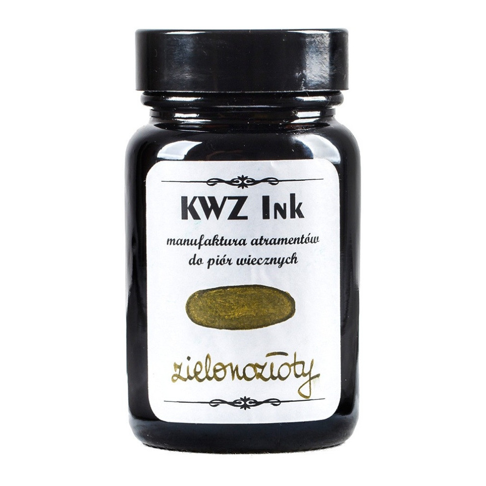 Calligraphy Ink - KWZ Ink - green-gold, 60 ml