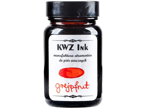 Atrament do piór wiecznych - KWZ Ink - grejpfrut, 60 ml