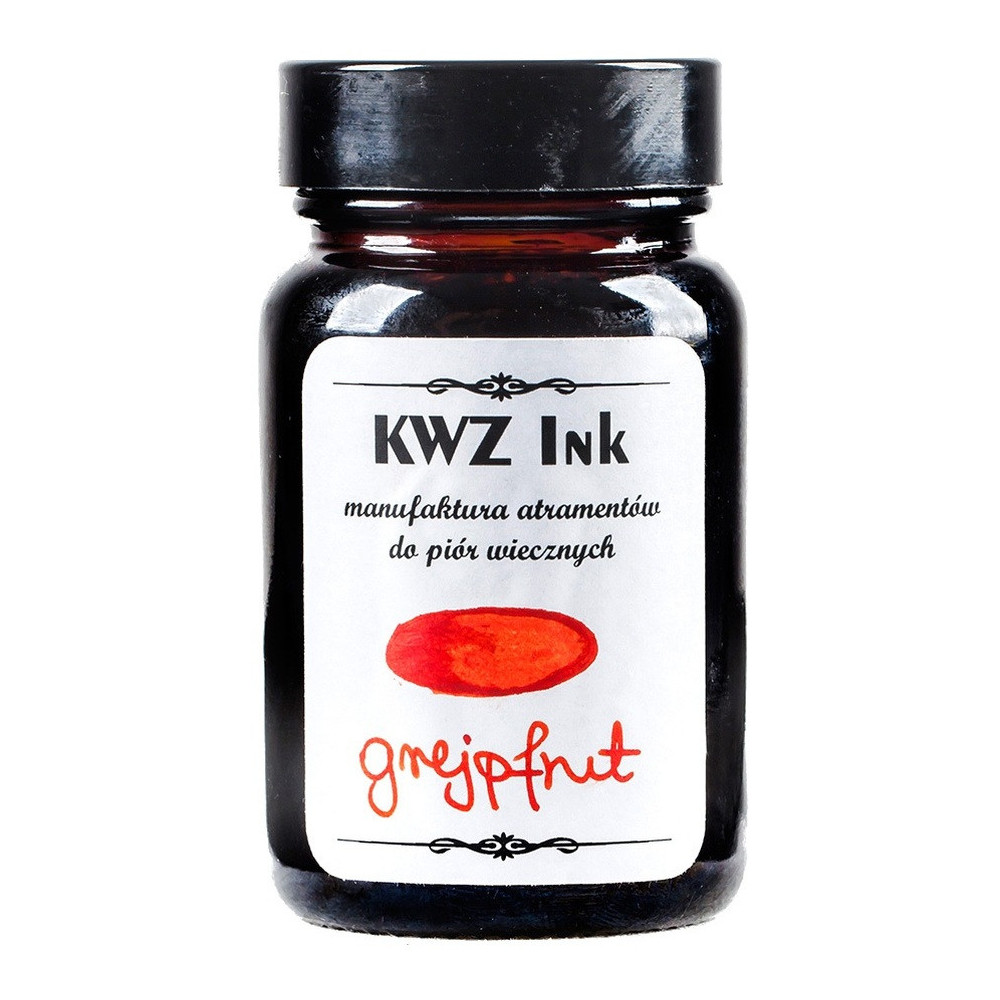 Atrament do piór wiecznych - KWZ Ink - grejpfrut, 60 ml