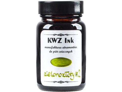 Calligraphy Ink - KWZ Ink - green-gold no 2, 60 ml