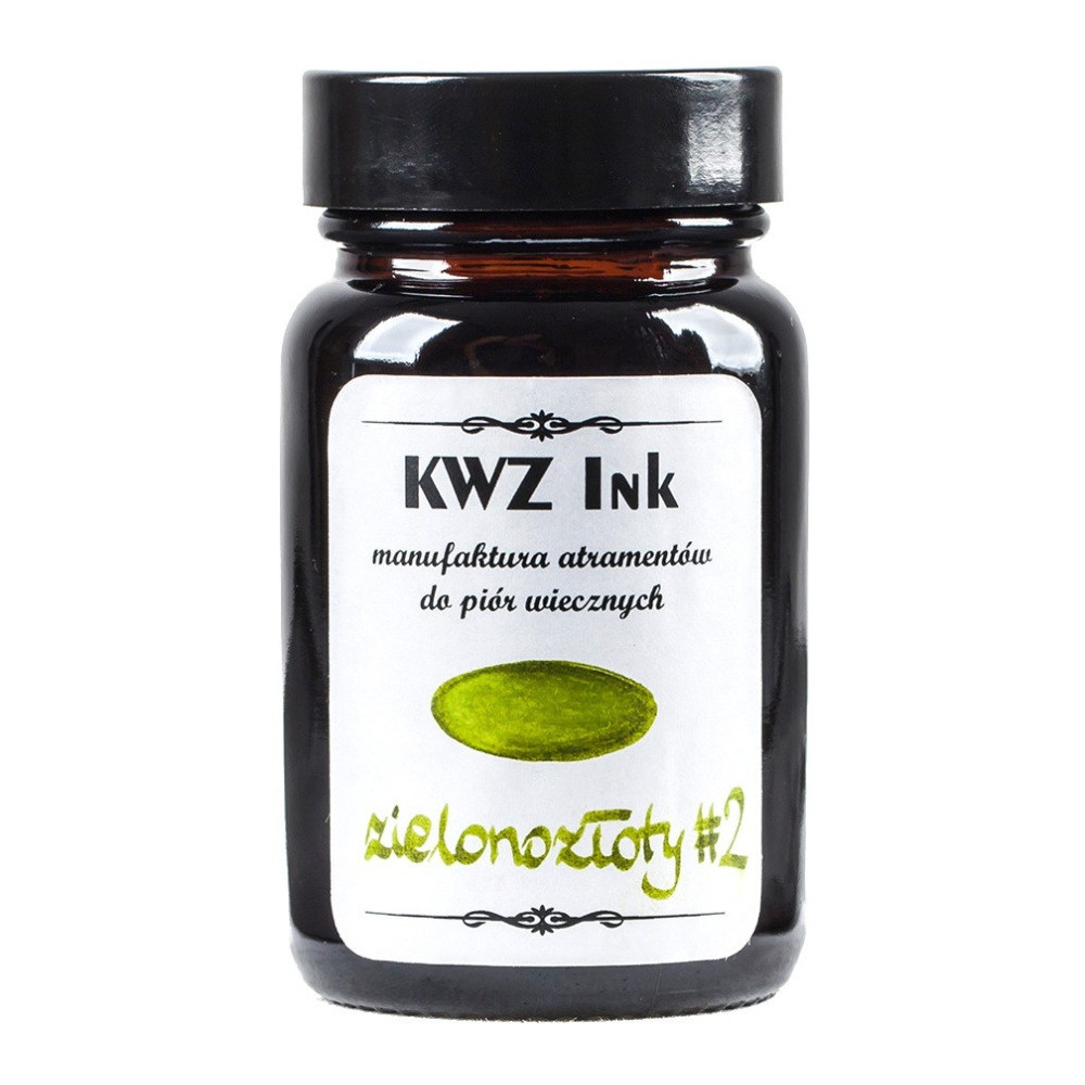 Calligraphy Ink - KWZ Ink - green-gold no 2, 60 ml