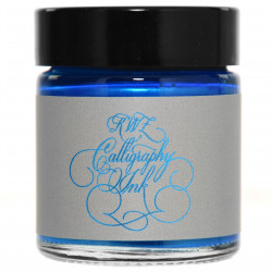 Calligraphy Ink, pearl- KWZ Ink - Pearl Blue, 25 g