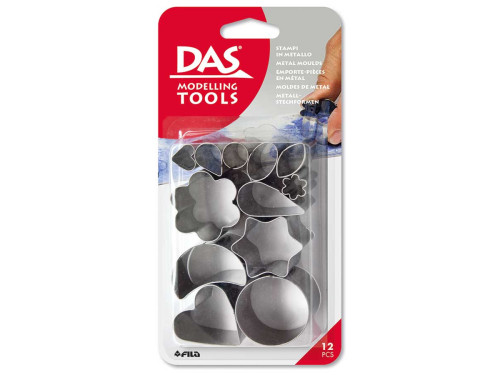 Set of metal moulds - DAS - 12 pcs