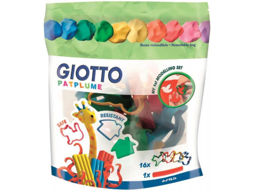 Set of plastic moulds with roller - Giotto - 17 pcs
