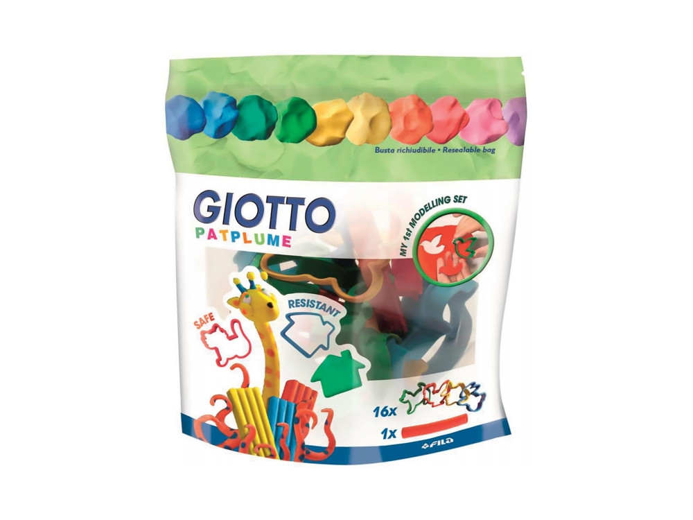 Set of plastic moulds with roller - Giotto - 17 pcs