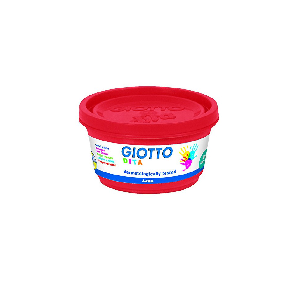 Farby do malowania palcami dla dzieci - Giotto - 6 kolorów x 100 ml