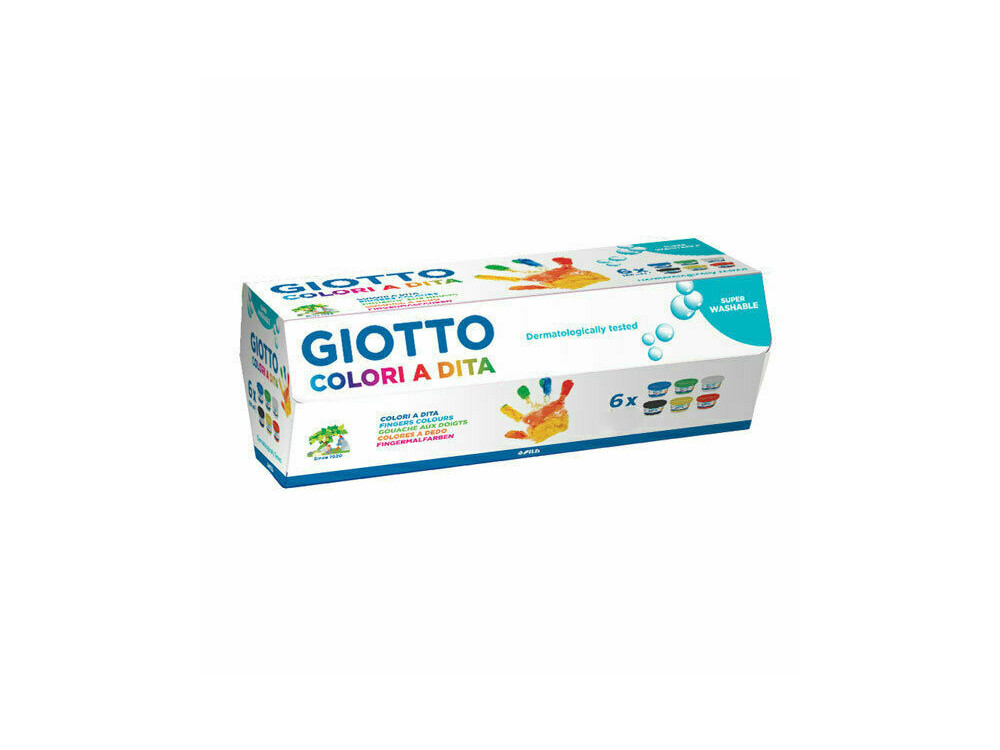 Finger pains - Giotto - 6 colors x 200 ml