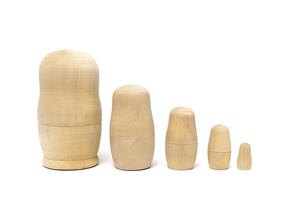 Wooden Matryoshka dolls - Rico Design - 5 pcs