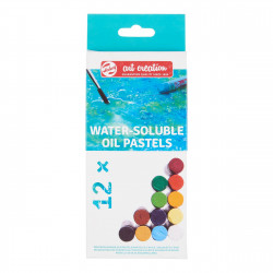 Set of Water Soluble pastels - Talens Art Creation - 12 colors