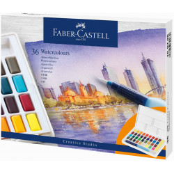 Zestaw farb akwarelowych w kostkach Creative Studio - Faber-Castell - 36 kolorów