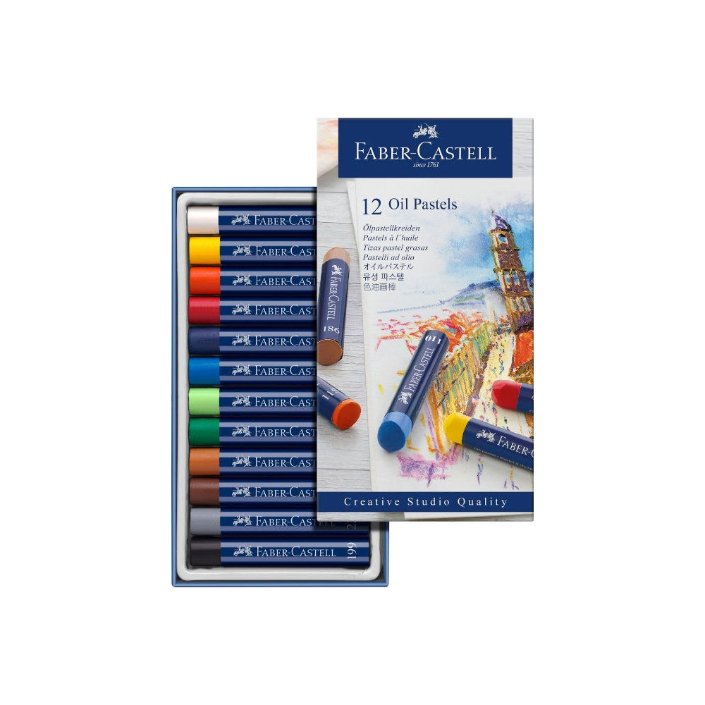 Zestaw pasteli olejnych Creative Studio - Faber-Castell - 12 kolorów