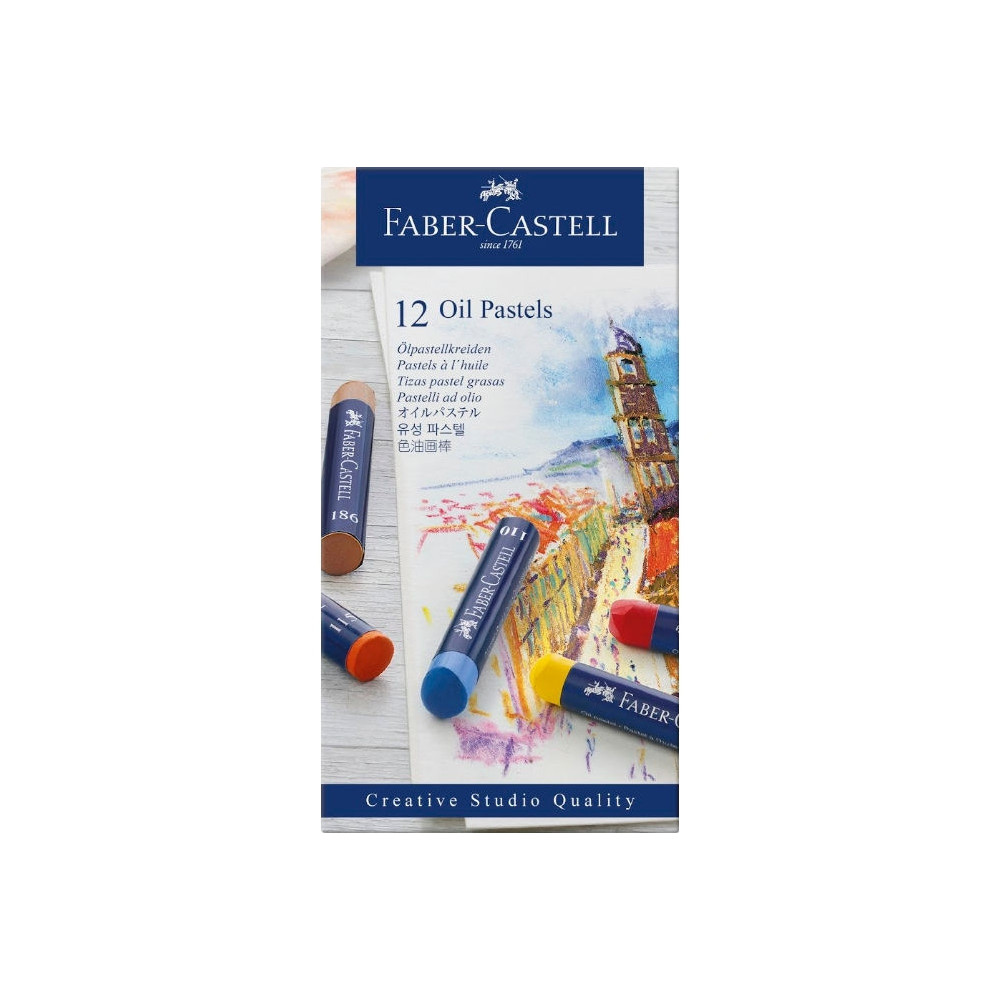 Set of Creative Studio oil pastels - Faber-Castell - 12 colors