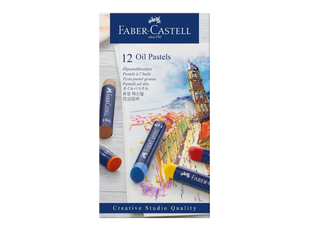 Set of Creative Studio oil pastels - Faber-Castell - 12 colors