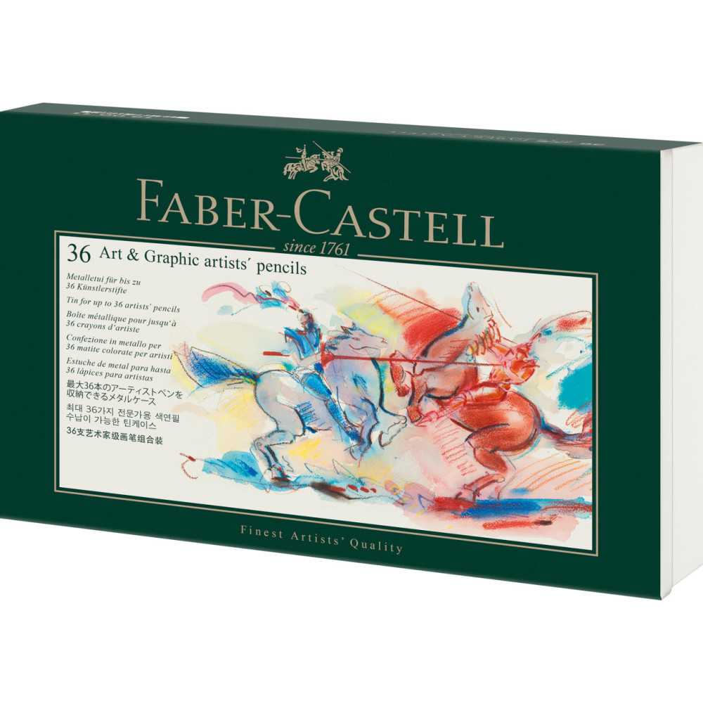 Etui metalowe, piórnik na kredki Art & Graphic - Faber-Castell