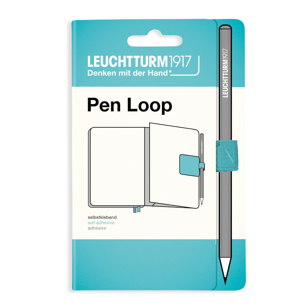 Pen loop, elastic pen holder - Leuchtturm1917 - Aquamarine